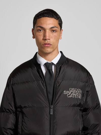 Dsquared2 Bomberjacke mit Logo-Print Black 3