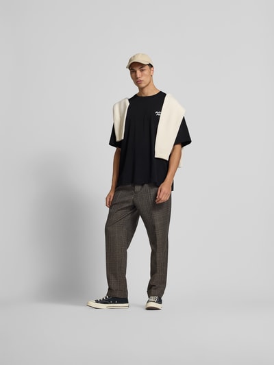 MAISON KITSUNÉ T-Shirt mit Label-Print Black 1