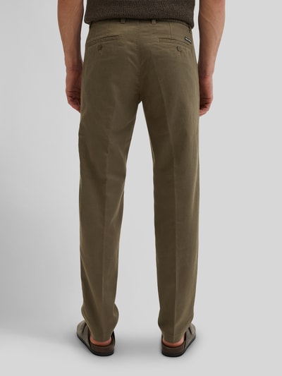 Marc O'Polo Tapered Fit Chino aus Lyocell-Mix Dunkelbraun 5