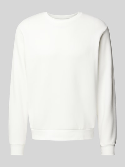 Jack & Jones Sweatshirt mit Rundhalsausschnitt Modell 'BRADLEY' Weiss 1