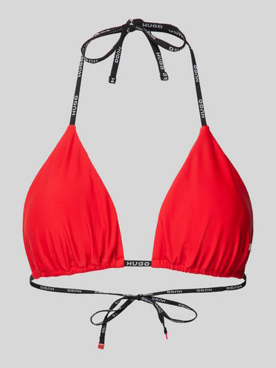 HUGO Bikini-Oberteil in Triangel-Form Modell 'PURE' Rot 1