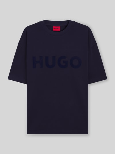 HUGO Oversized T-Shirt aus reiner Baumwolle Modell 'DINKEE' Royal 2