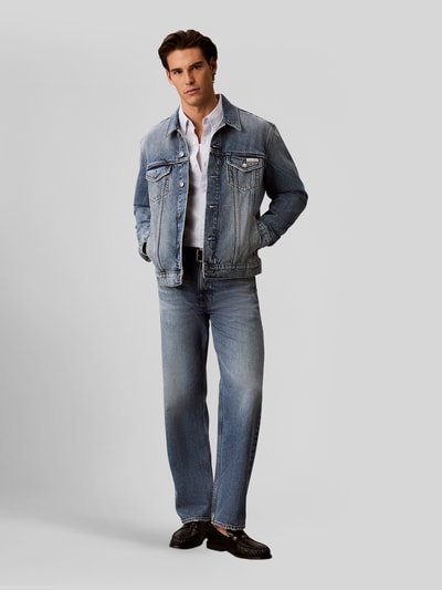 Calvin Klein Jeans regular fit jeansjack van puur katoen Jeansblauw - 1