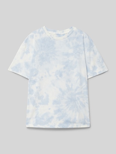 Tom Tailor Oversized T-Shirt mit Batik-Muster Bleu 1