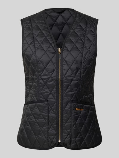 Barbour Regular Fit Weste mit V-Ausschnitt Modell 'BETTY' Black 1