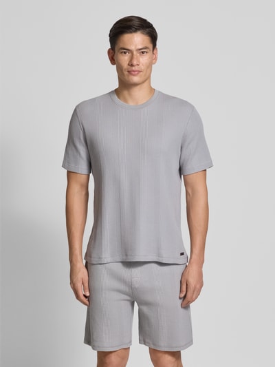 BOSS Regular Fit T-Shirt aus Baumwoll-Mix Hellgrau 4