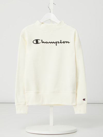 CHAMPION Bluza o kroju custom fit z logo Złamany biały 1