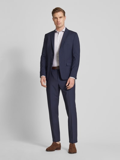 OLYMP No. Six Super Slim Fit Business-Hemd mit Streifenmuster Mittelbraun 1