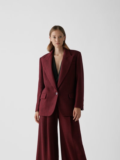 Alexandre Vauthier Blazer mit Schulterpolstern Dunkelrot 4