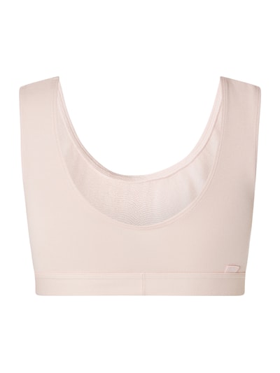 CK One Bustier mit Logo-Muster  Hellrosa 4