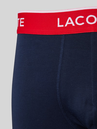 Lacoste Boxershorts mit elastischem Label-Bund im 3er-Pack Marine 2