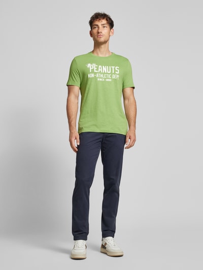 s.Oliver RED LABEL Regular Fit T-Shirt mit Peanuts-Print Grass 1