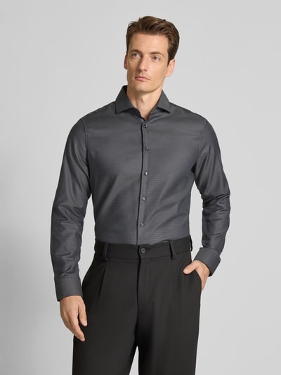 SEIDENSTICKER REGULAR FIT Regular Fit Business-Hemd mit Knopfleiste Anthrazit 4