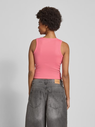 Review Tanktop met labelstitching Felroze - 5