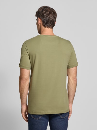 PME Legend T-Shirt mit Label-Detail Modell 'Guyver' Oliv 5