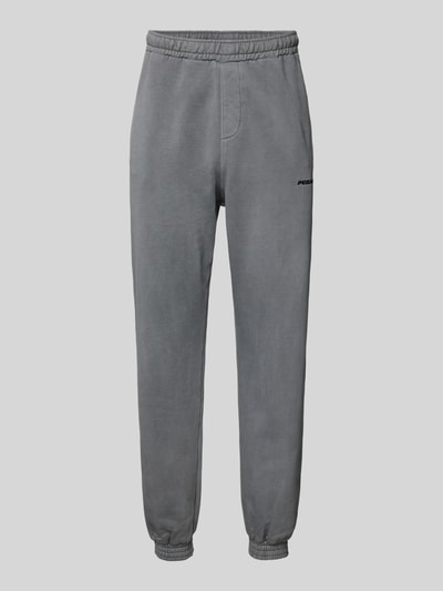 Pegador Sweatpants met labelstitching, model 'HEAVY' Zwart - 2