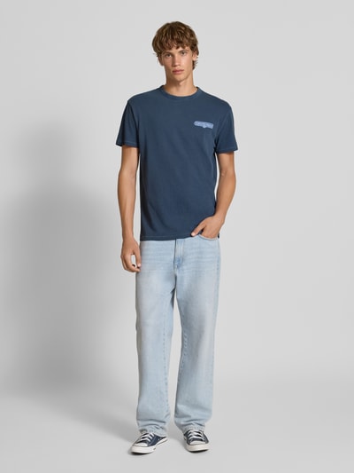 Tommy Jeans Regular Fit T-Shirt aus reiner Baumwolle Marine 1