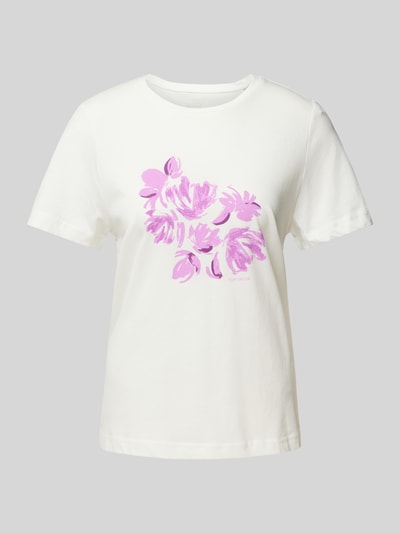 Tom Tailor T-Shirt mit floralem Print Offwhite 2