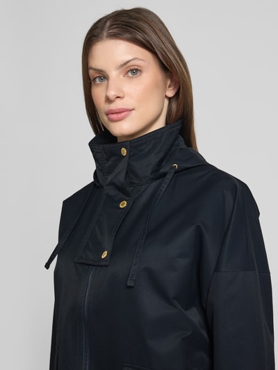 Barbour Relaxed fit functioneel jack van katoenmix, model 'CECILE' Marineblauw - 3
