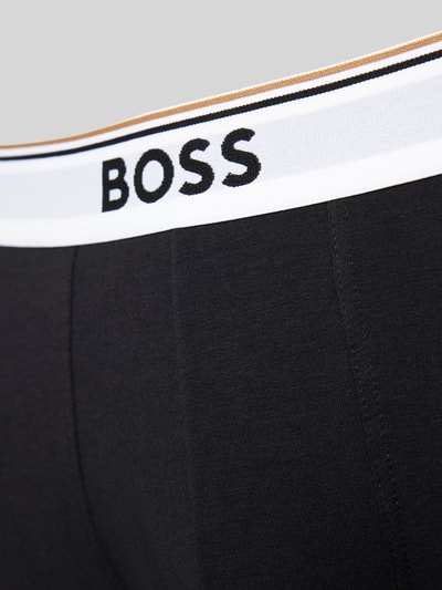 BOSS Boxershort met elastische band met logo in een set van 3 stuks Wit - 2