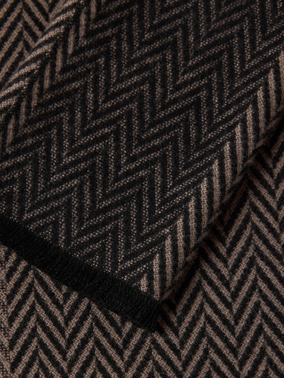 Christian Berg Men Sjaal van viscose in all-over look Taupe - 2