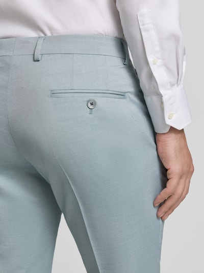JOOP! COLLECTION Spodnie garniturowe z Mieszanka wiskozy i wełny Model 'Blayr' Jasnozielony 3