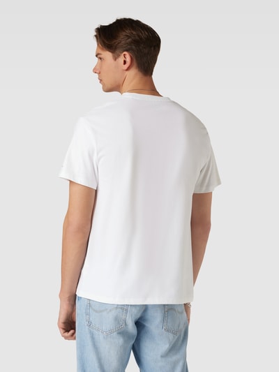 Pepe Jeans T-Shirt mit Motiv-Stitching Modell 'RAGAN' Weiss 5