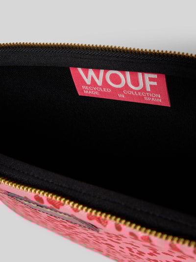 WOUF Laptoptasche mit Label-Detail Modell 'Roar' Pink 3