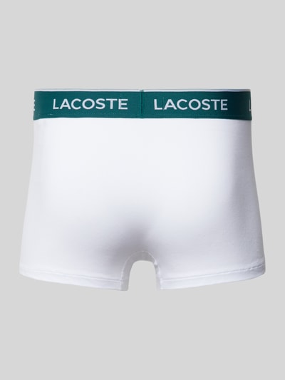 Lacoste Boxershort met elastische band met label Wit - 3