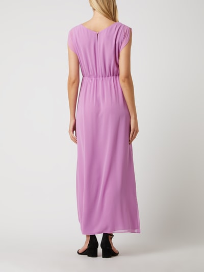 comma Maxi-jurk van chiffon  Paars - 4