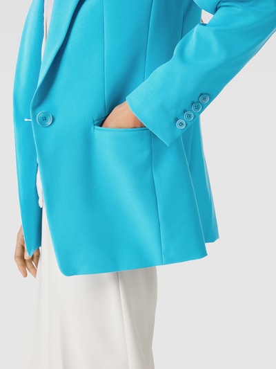 Drykorn Blazer met reverskraag Oceaanblauw - 3