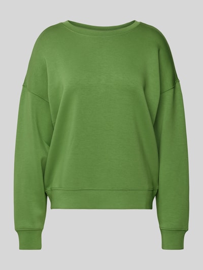 MSCH Copenhagen Sweatshirt met ronde hals, model 'Ima' Grasgroen - 2