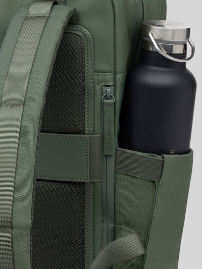Kapten & Son Rucksack mit Label-Detail Schilf 5