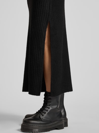 Pieces Smalle midirok met elastische band, model 'TULLE' Zwart - 3