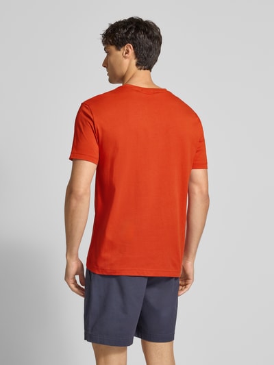 Gant Regular Fit T-Shirt mit Label-Stitching Orange 5