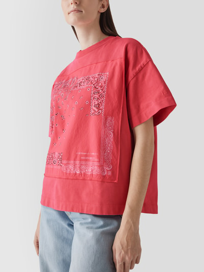 Kenzo Oversized T-Shirt mit Zierbesatz Fuchsia 3