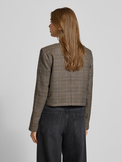 Vero Moda Boxy Fit Kurzblazer ohne Kragen Modell 'STINA' Beige 5