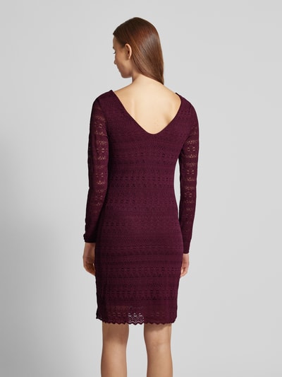 Vero Moda Slim Fit Mini Kleid aus Spitze Modell ZOE 2-WAY' Bordeaux 5