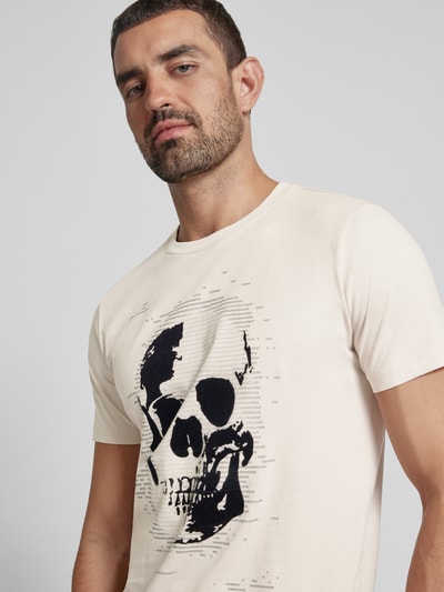 Antony Morato T-shirt met motiefprint Beige - 3