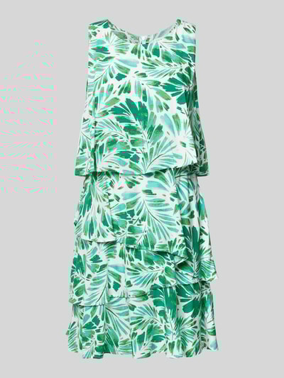 Apricot Minikleid im Stufen-Look aus LENZING™ ECOVERO™ Fasern Hellgruen 2