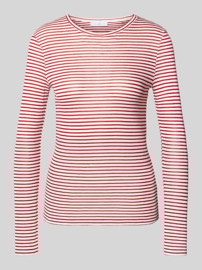 Rich & Royal Longsleeve mit Rundhalsausschnitt Rot 2