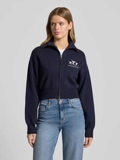 LeGer by Lena Gercke Kurtka z dzianiny krótka z mieszanki wiskozy model ‘Jaden’ Czarny 4