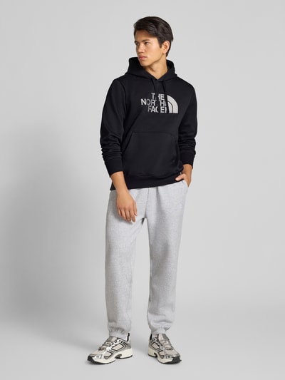 The North Face Hoodie met labelprint Zwart - 1