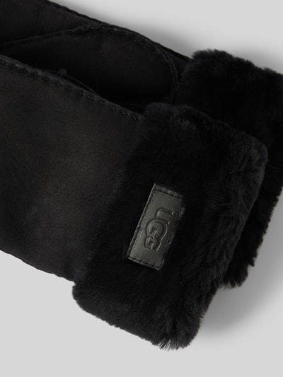 UGG Handschoenen van schapenvacht met labelpatch Zwart - 2