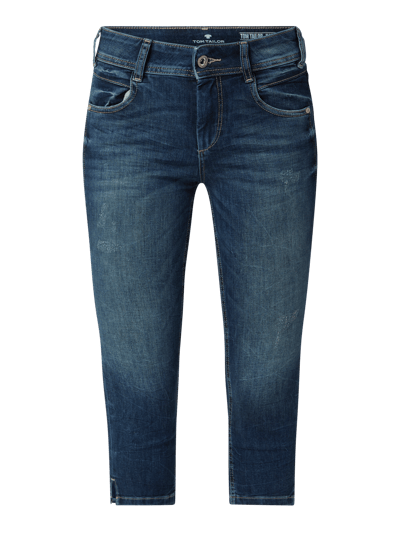 Tom Tailor Slim Fit Caprijeans mit Stretch-Anteil Modell 'Kate' Jeansblau 2