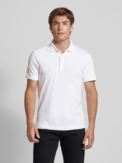 Lacoste Regular Fit Poloshirt mit Label-Badge Modell 'CORE' Weiss 4