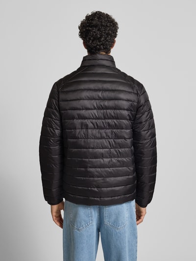 Jack & Jones Steppjacke mit Stehkragen und Reißverschlusstaschen Black 5