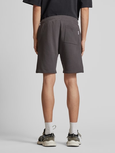 Only & Sons Regular Fit Sweatshorts mit fixierten Bügelfalten Dunkelgrau 5