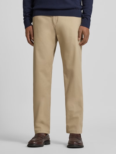 Christian Berg Men Regular Fit Chino mit französischen Eingrifftaschen Sand 4