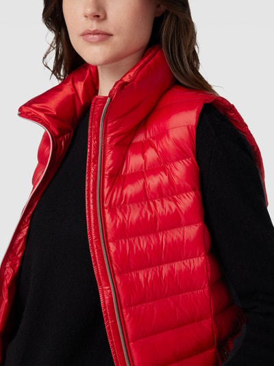 Wellensteyn Bodywarmer met labeldetail, model 'ITALY' Rood - 3